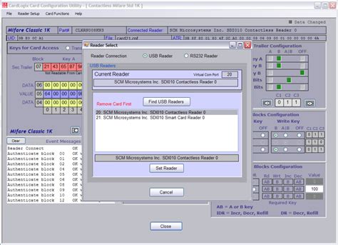 enable smart card detection|Smart Card Tools and Settings .